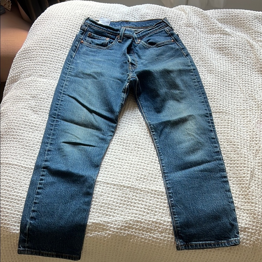 Levi's Blue Ankle & Cropped Jeans
